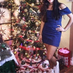 Kendall + Kylie Jean fitted dress